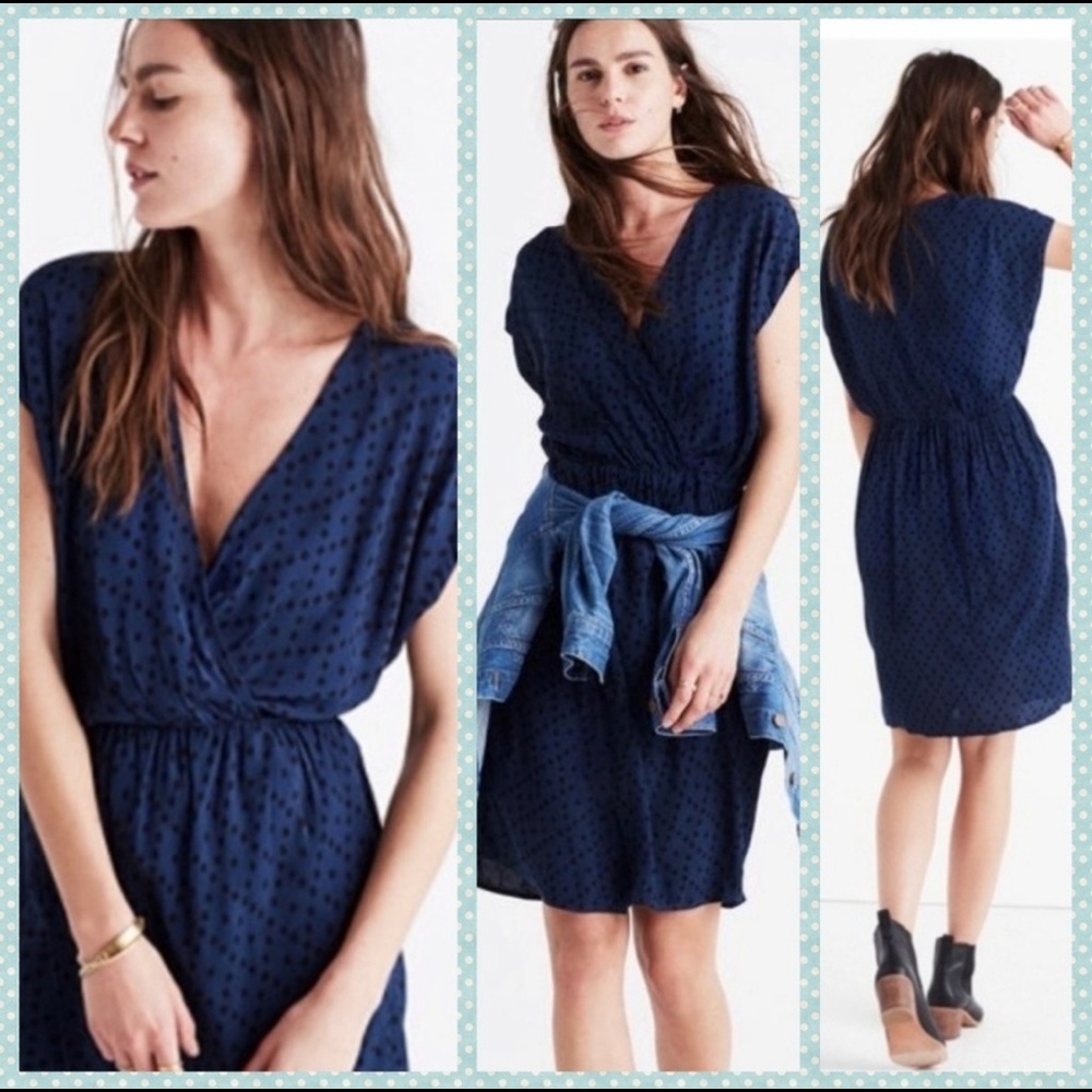 Madewell faux wrap dress